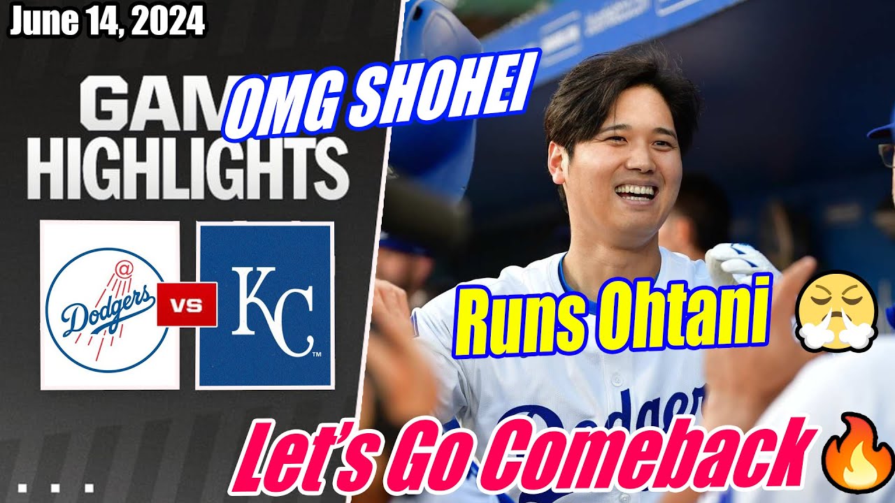 Los Angeles Dodgers vs Kansas City Royals (Today Highlights) | June 14, 2024 | MLB Highlights 2024 🔥