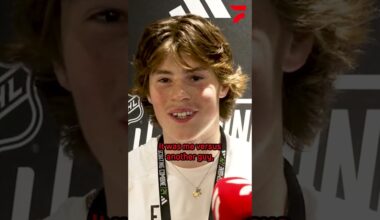 Nashville asked prospects a new question 👀 Dean Letourneau shared his answer 🪖🫡 #NHLDraft #Shorts