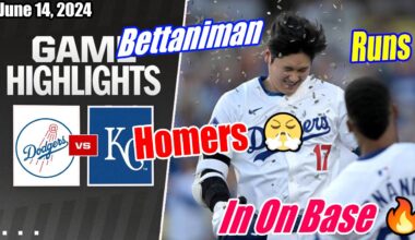 Los Angeles Dodgers vs Kansas City Royals Full Today Highlights | 6/14/24 | Home Run (Crazy Game) 🔥