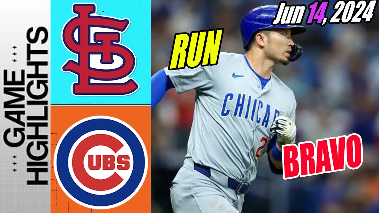 St. Louis Cardinals vs Chicago Cubs [Highlights] June 14, 2024 | Well played Cubs!
