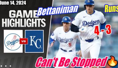 Dodgers vs Royals [FULL GAME] 06/14/2024 | Can't Be Stopped Hits Homers 🔥 Season Crazy Big Win 🔥