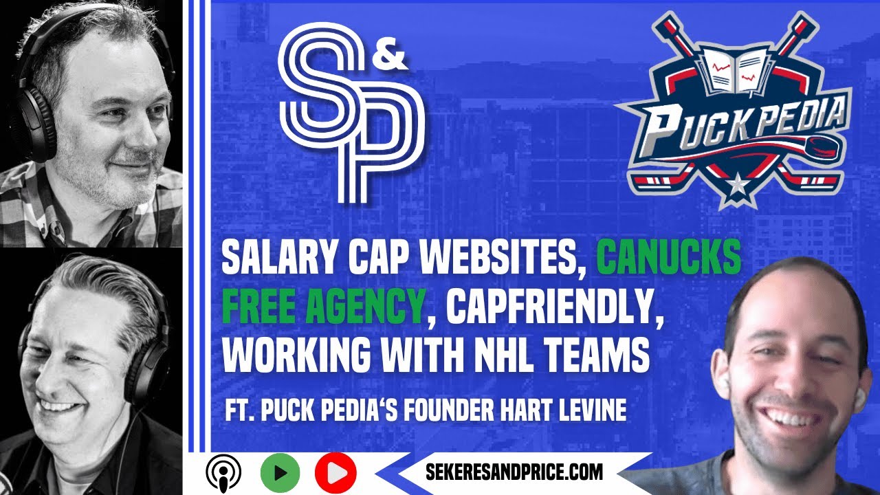PuckPedia on salary cap websites, #Canucks free agency, CapFriendly & working with NHL teams
