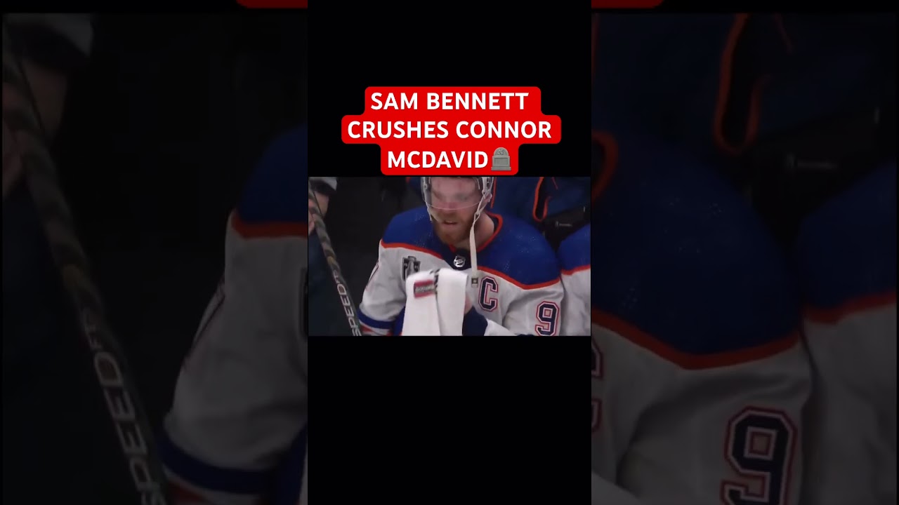 Sam Bennett CRUSHES Connor McDavid 🫢 #shorts