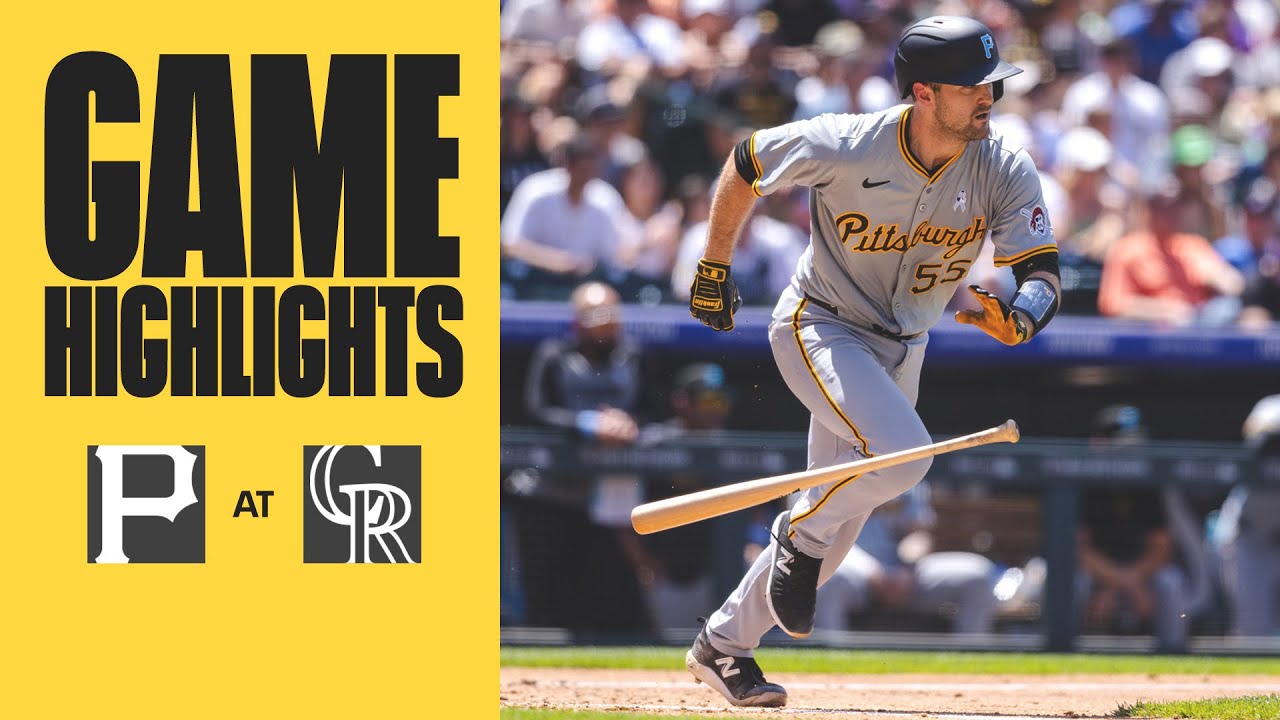 Delay tallies 3 RBI in Pirates Victory |  Pirates vs. Rockies Highlights (6/16/24)