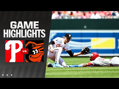 Phillies vs. Orioles Game Highlights (6/16/24) | MLB Highlights