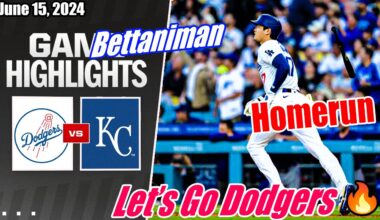 Los Angeles Dodgers vs Kansas City Royals (Today Highlights) | June 15, 2024 | MLB Highlights 2024 🔥
