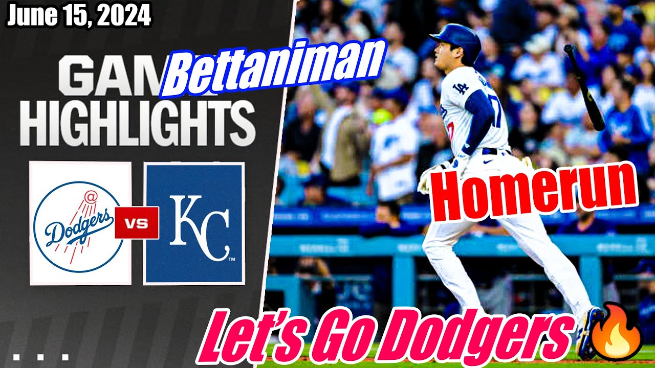 Los Angeles Dodgers vs Kansas City Royals (Today Highlights) | June 15, 2024 | MLB Highlights 2024 🔥