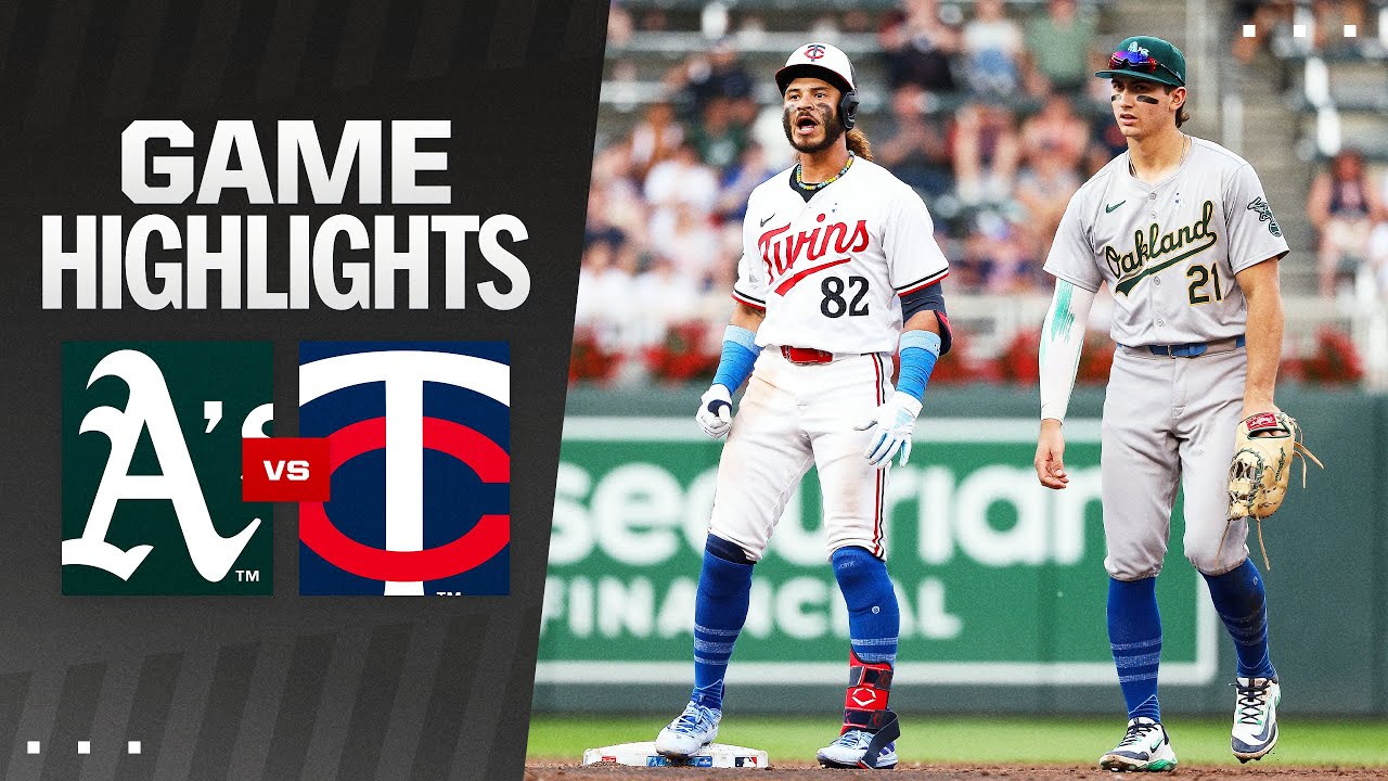 A's vs. Twins Game 2 Highlights (6/16/24) | MLB Highlights