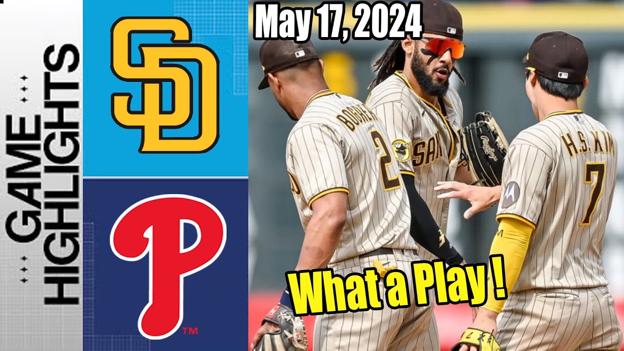 San Diego Padres vs Philadelphia Phillies [TODAY Highlights] June 17, 2024 | Padres's nice start !