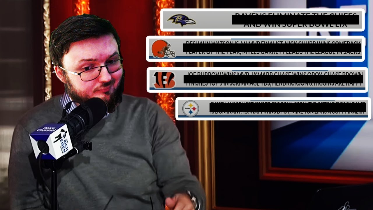 BENGALS FAN REACTS TO RICH EISEN GIVING HIS BEST CASE SCENARIOS FOR EVERY TEAM IN THE AFC NORTH!!