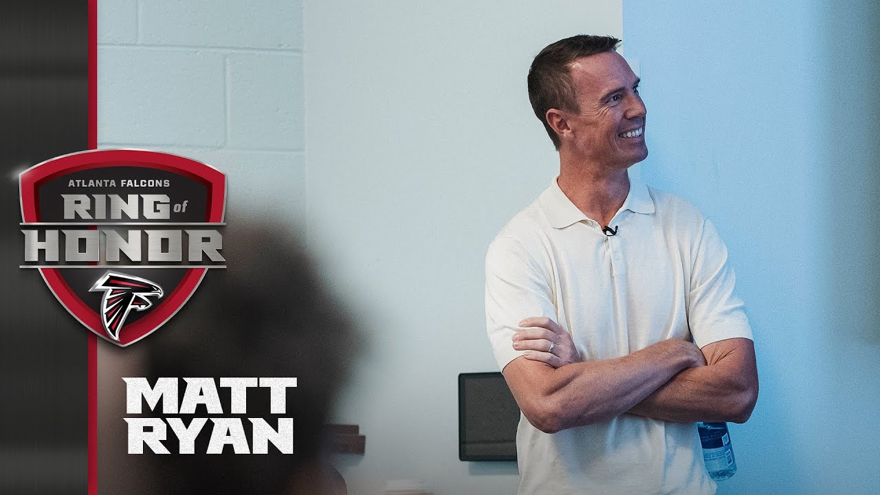 Matt Ryan surprised with Falcons Ring of Honor after giving inspiring team meeting speech