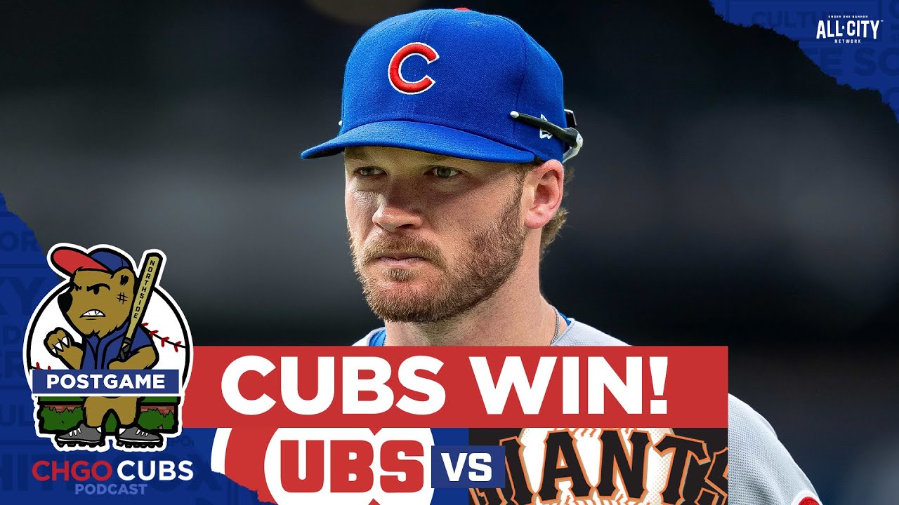 Ian Happ leads Chicago Cubs to much needed win over Giants | CHGO Cubs POSTGAME Podcast
