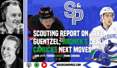 Frank Corrado's scouting report on ex teammate Jake Guentzel, Hronek's contract, #Canucks next moves