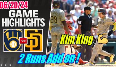 Padres vs Brewers [Innings 456 Highlights] June 20, 2024 | MLB Highlights