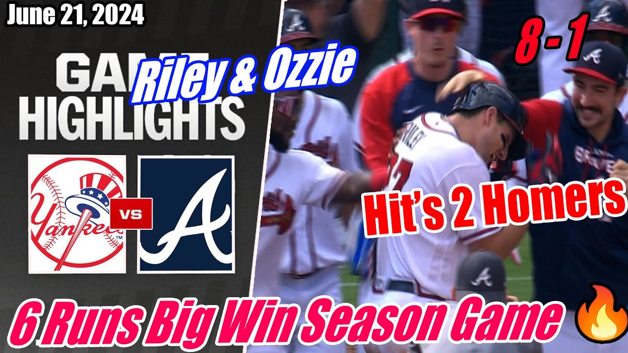 Atlanta Braves vs New York Yankees [FULL GAME] 06/21/2024 | Ozzie, we love him! 🔥 Air Austin 🚀🔥