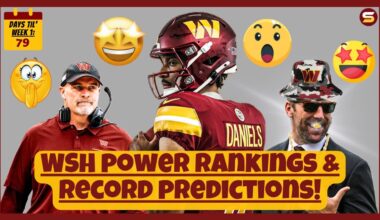 👀WSH Record Predictions & Power Rankings by National Media & Experts! NFC East Division Winner?!