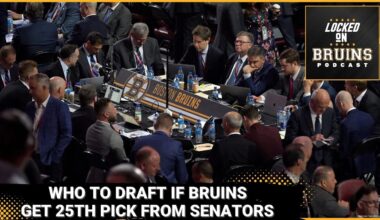 Who the Boston Bruins should draft if they get the 25th pick in a Linus Ullmark trade
