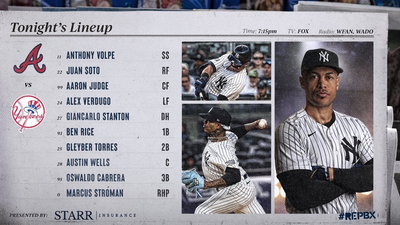 [Yankees] Saturday in the Bronx.