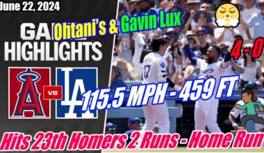 Dodgers vs Angels [GAME HIGHLIGHTS] 6/22/24 | Ohtani & Gavin Lux Hits 24th + 2th Homers 👏 2 Run HR 🔥