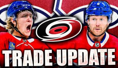 MONTREAL CANADIENS TRADE UPDATE: KAIDEN GUHLE / MIKE MATHESON TRADE TO CAROLINA HURRICANES? NECAS