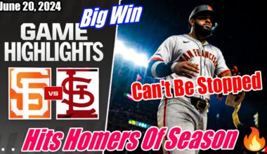 SF Giants vs Cardinals Today Remember at RickWoodField June 20, 2024 Game Highlights | Giants Legend