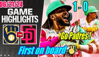 SD Padres vs Brewers [Today Highlights] June 21, 2024 | Padres's Connected