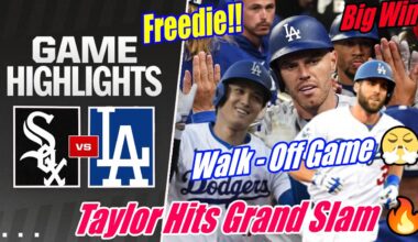 Dodgers vs WhiteSox [FULL HIGHLIGHTS] | Chris Taylor Hits Grand Slam 🔥 Freedie!! Walk - Off Game 👏