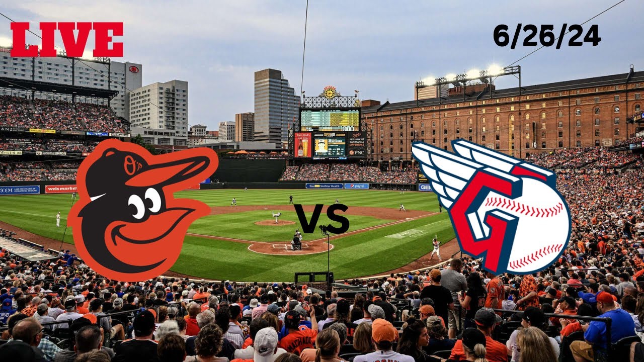 Baltimore Orioles vs Cleveland Guardians | LIVE! Play-by-Play & Commentary | 6/25/24 | Game #80