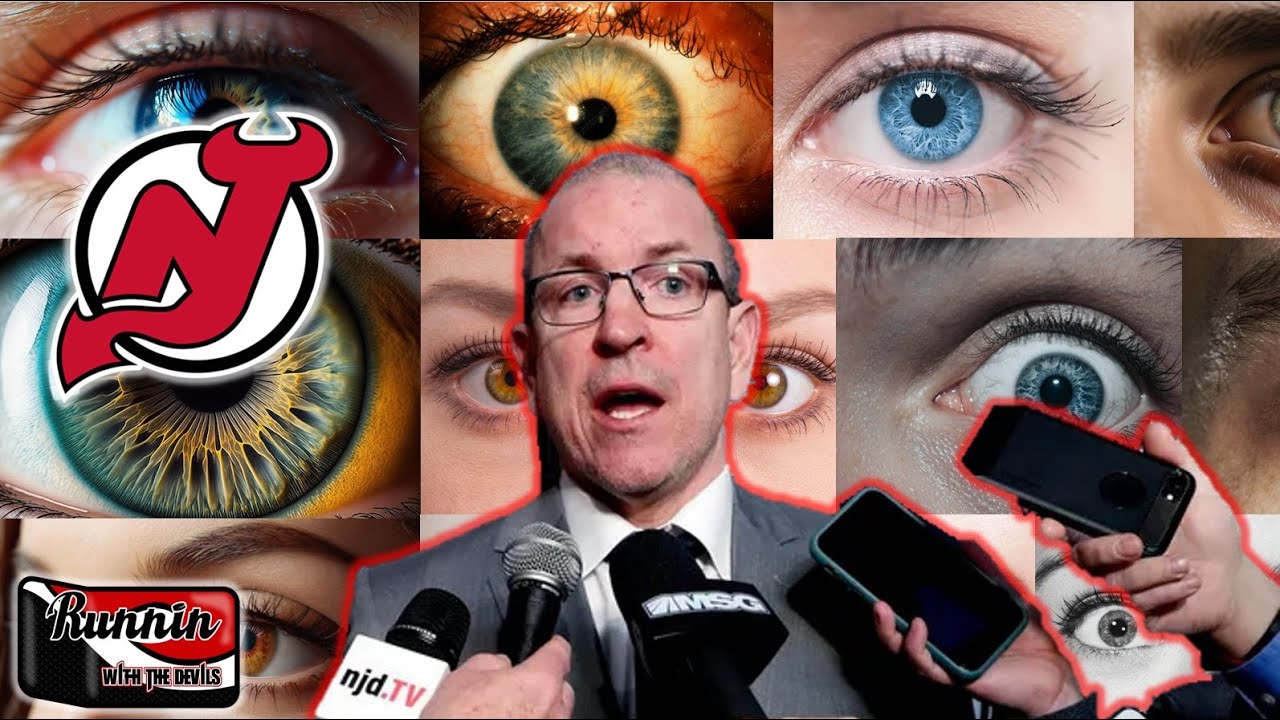 NJ Devils Tom Fitzgerald ALL EYES ON FITZ!