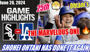 Dodgers vs WhiteSox [FULL HIGHLIGHTS TODAY] "THE MARVELOUS ONE. SHOHEI OHTANI HAS DONE IT AGAIN." 🔥