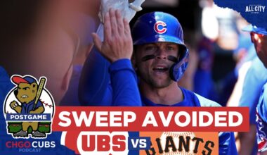 Ian Happ and the Chicago Cubs Salvage a Game in San Francisco | CHGO Cubs Postgame Podcast