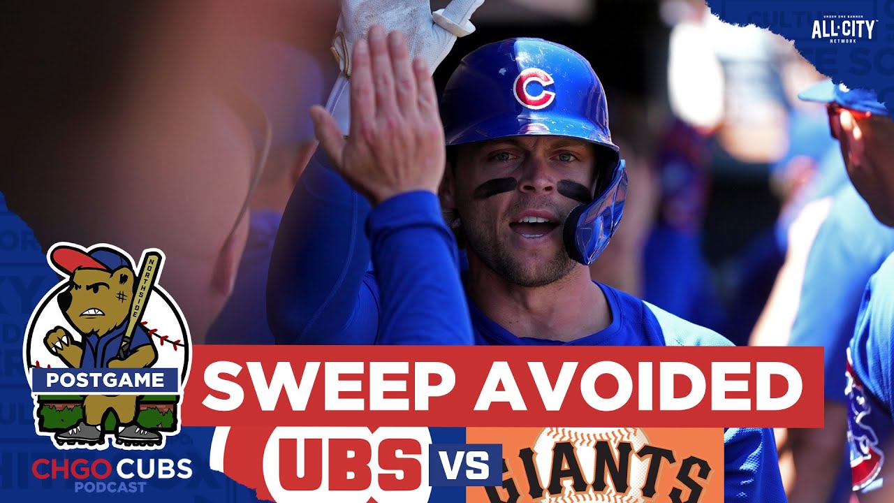 Ian Happ and the Chicago Cubs Salvage a Game in San Francisco | CHGO Cubs Postgame Podcast