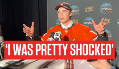 Beckett Sennecke 'Shocked' After Being Picked Third By Anaheim Ducks At 2024 NHL Draft