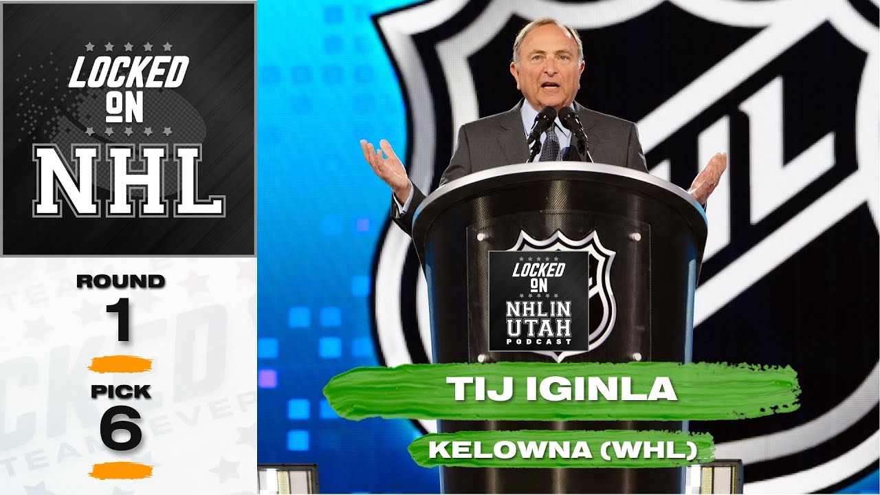 Utah Hockey Club Draft Tij Iginla in 2024 NHL Draft