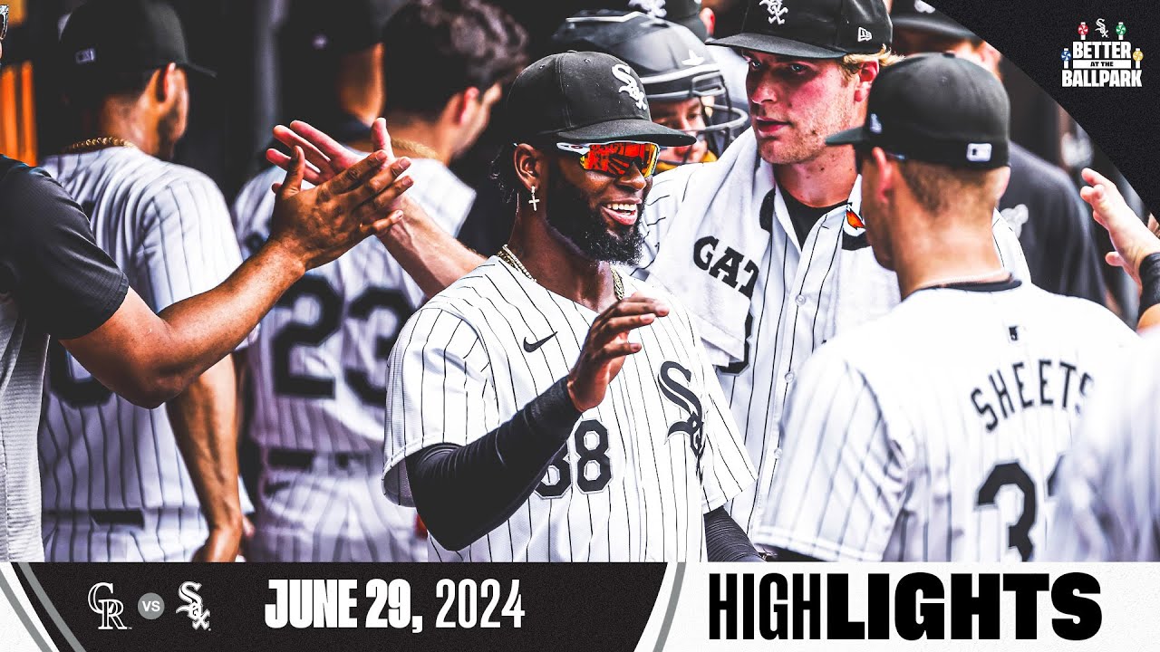 HIGHLIGHTS: Four Home Run Day Secures Victory for White Sox Over The Rockies (6.29.24)
