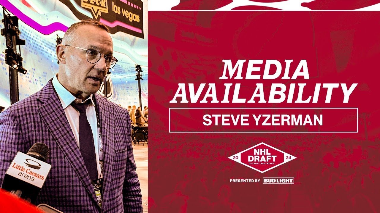Steve Yzerman 2024 NHL Draft Day 2 | June 29, 2024