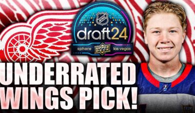 STEVE YZERMAN TAKES ONE OF THE BEST PASSERS IN THE DRAFT: UNDERRATED DETROIT RED WINGS PROSPECT