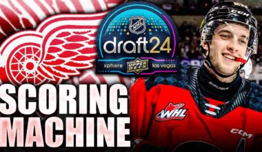 DETROIT RED WINGS DRAFT A POINT-SCORING MACHINE: OVERAGER ONDREJ BECHER