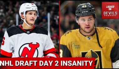 2024 NHL Draft Day Two: Devils Traded Away John Marino, Alexander Holtz, & Akira Schmid...Chaos