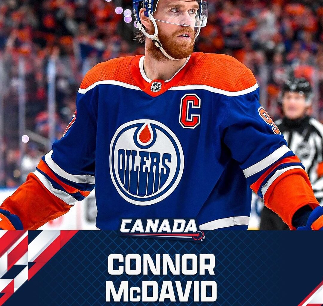 The first six players who will represent Canada at the 2025 4 Nations Face-Off!