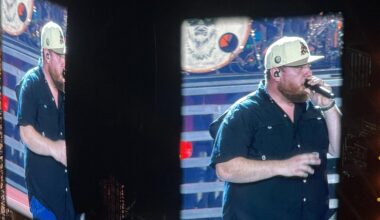 Friend of mine sent this over from the Luke Combs Concert