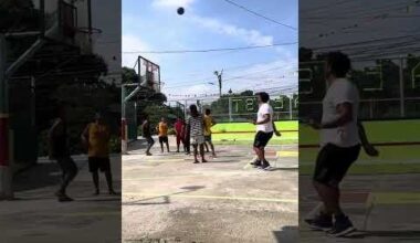 Basketball game in the Philippines
