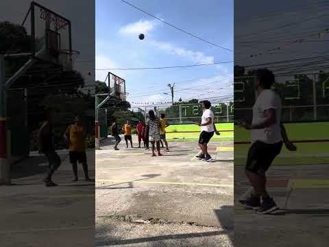 Basketball game in the Philippines