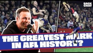 Getting posterized - Australian football style.