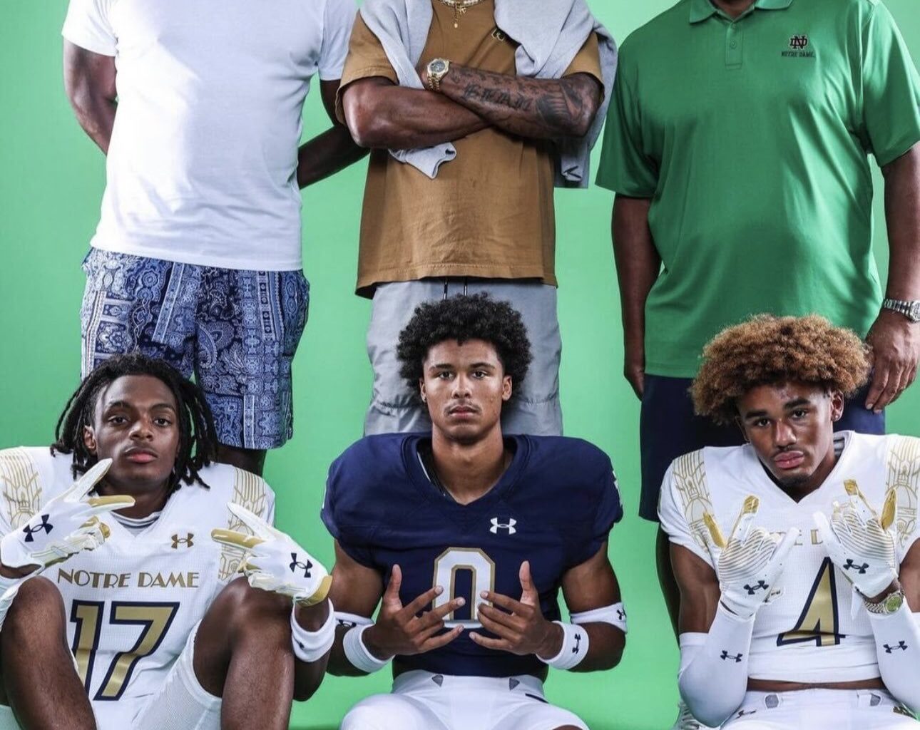 Plex, Ike, and the bus’s sons at ND