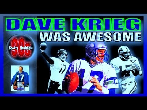 Dave Krieg was AWESOME