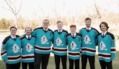 Not all wedding pictures have to be in suits…