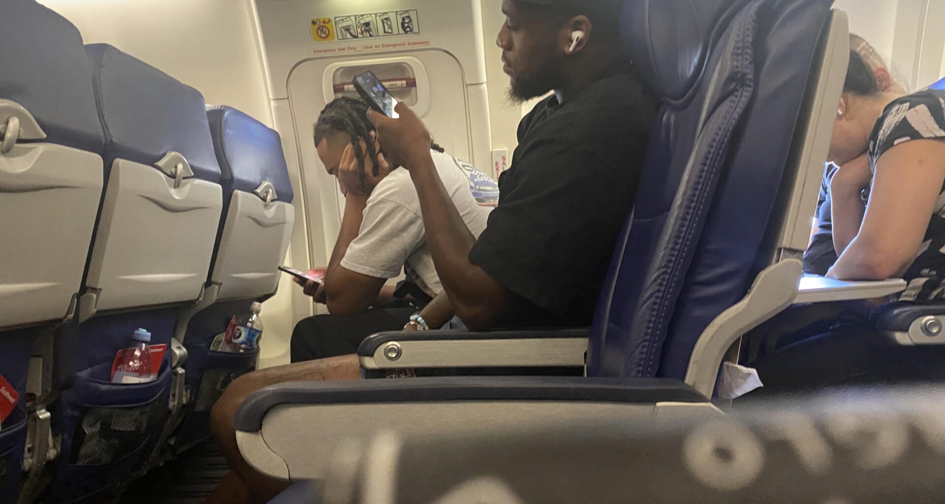 Was on a flight with our boy last night. They got him flying southwest!!