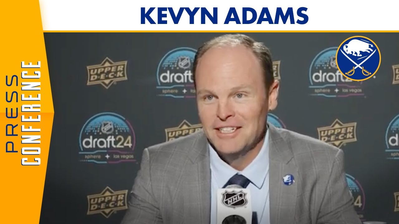 "We Want to be Harder to Play Against" | Kevyn Adams Following the 2024 NHL Draft | Buffalo Sabres
