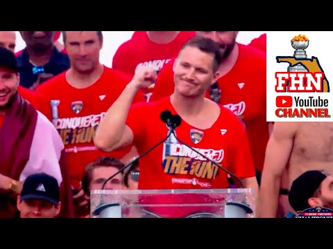 Matthew Tkachuk Jabs Edmonton at Florida Panthers Stanley Cup Championship Celebration NSFW